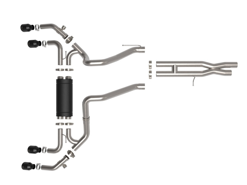 AFE 49-38098-B CAT-BACK EXHAUST SYSTEM