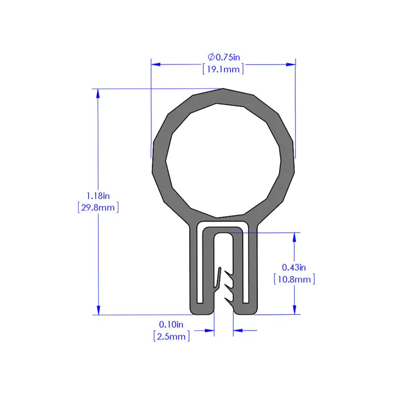aFe 59-10092 59-10092 aFe MagnumFORCE Spare Parts Trim Seal Kit (1/16IN X 3/4IN) x 36IN L