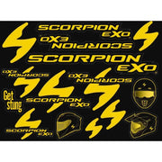 SCORPION EXO 59-808 Sticker Sheet 2022 8 X 6 (50 Ct.)