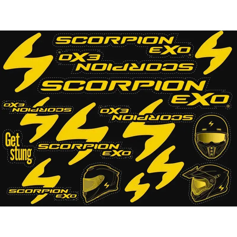 SCORPION EXO 59-808 Sticker Sheet 2022 8 X 6 (50 Ct.)