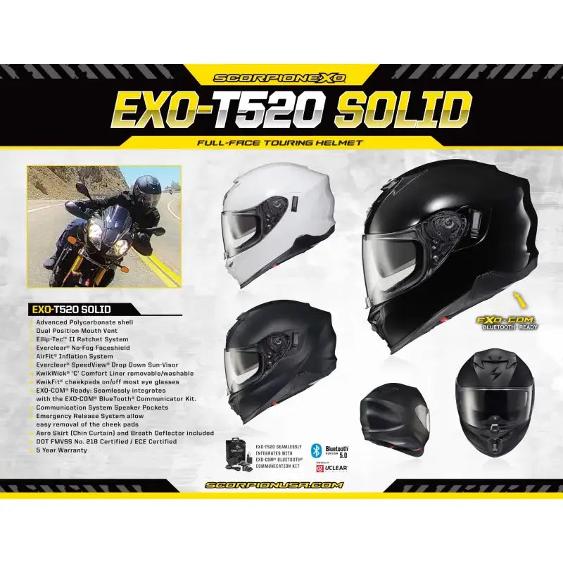 SCORPION EXO 59-813 Silent Seller T520 Helmet 8.5 X 11 (20 Ct.)