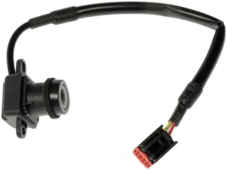 Black park assist camera with wiring harness for Dorman 590-105 Park Assist Camera system
