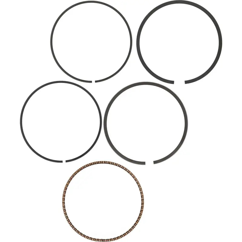 Five piston rings for Vertex Pistons, RV parts & accessories, with open ends