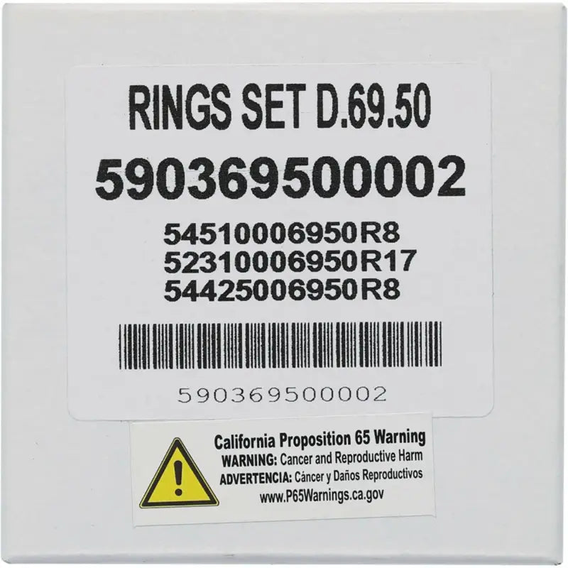 Rings set label for Piston Rings compatible with Vertex Pistons RV Parts & Accessories
