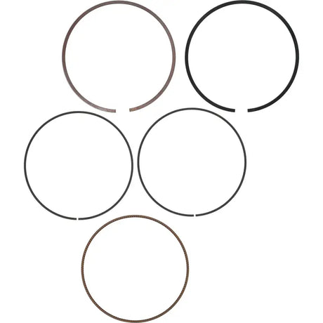 Set of five piston rings for Vertex Pistons, perfect for RV parts & accessories