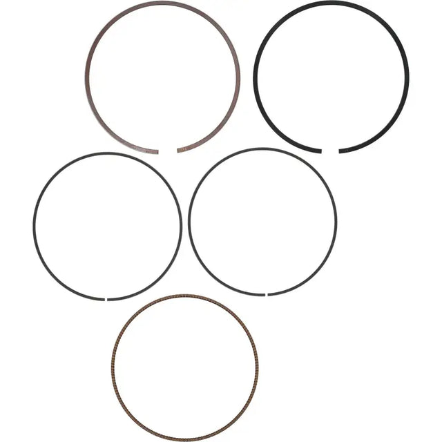 Set of five piston rings for Vertex Pistons, perfect for RV parts & accessories