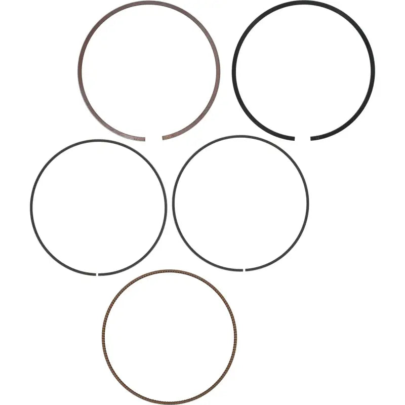 Set of five piston rings for Vertex Pistons, perfect for RV parts & accessories