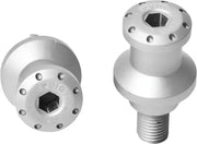 5922P Swingarm Spools Hi Tech 6mm Silver 2/Pk - Hi-Tech