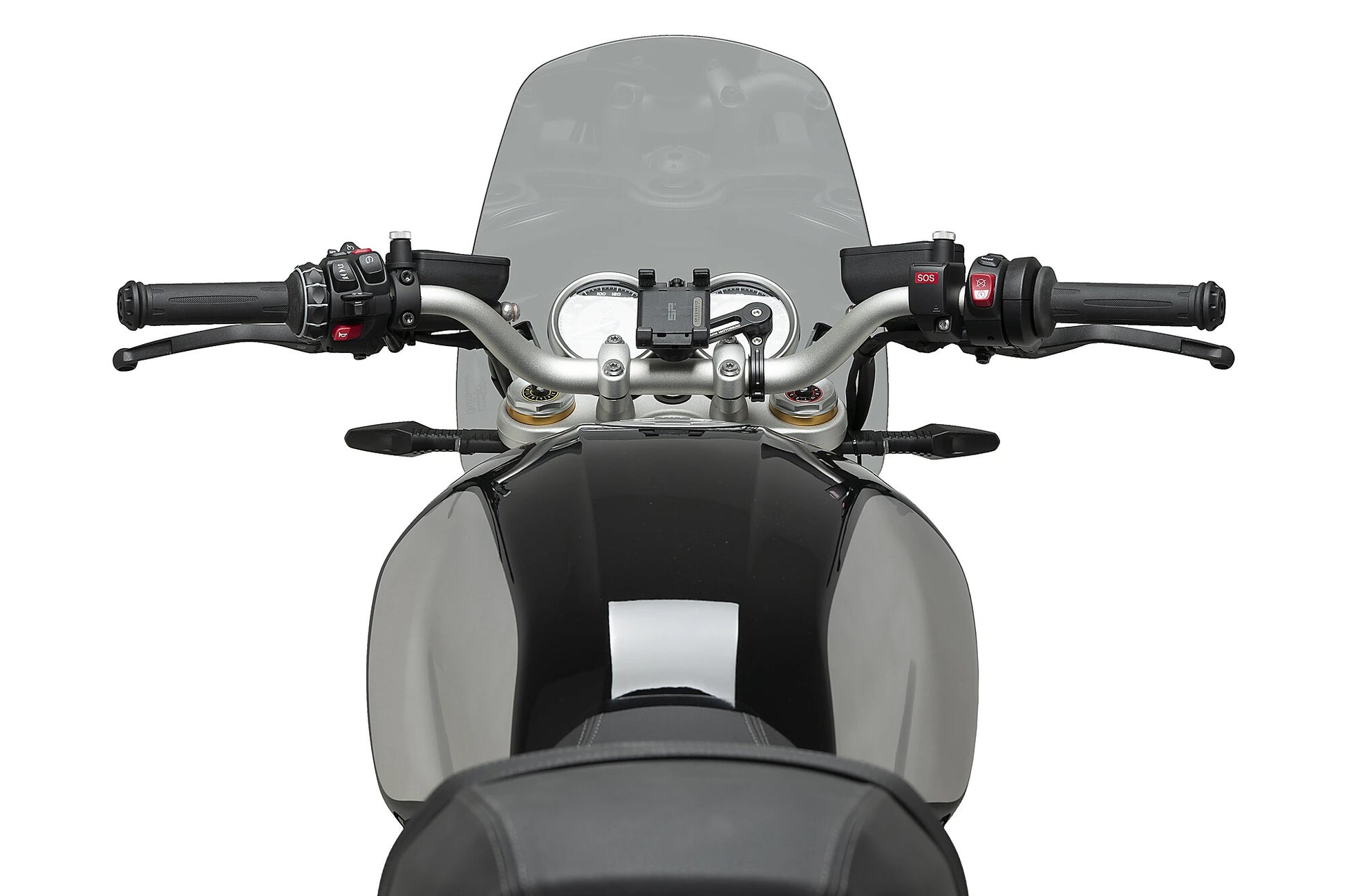 Puig Touring Windscreen Windshield/Windscreen 22134H - Smoke Naked New Gen