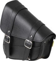 59776-00 Syn Leather Swingarm Bag 10.5"X11.5"X4.5" Black