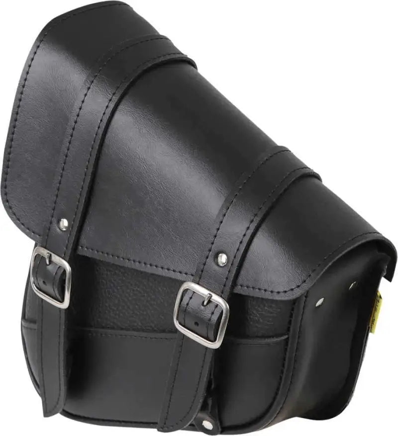 59776-00 Syn Leather Swingarm Bag 10.5"X11.5"X4.5" Black