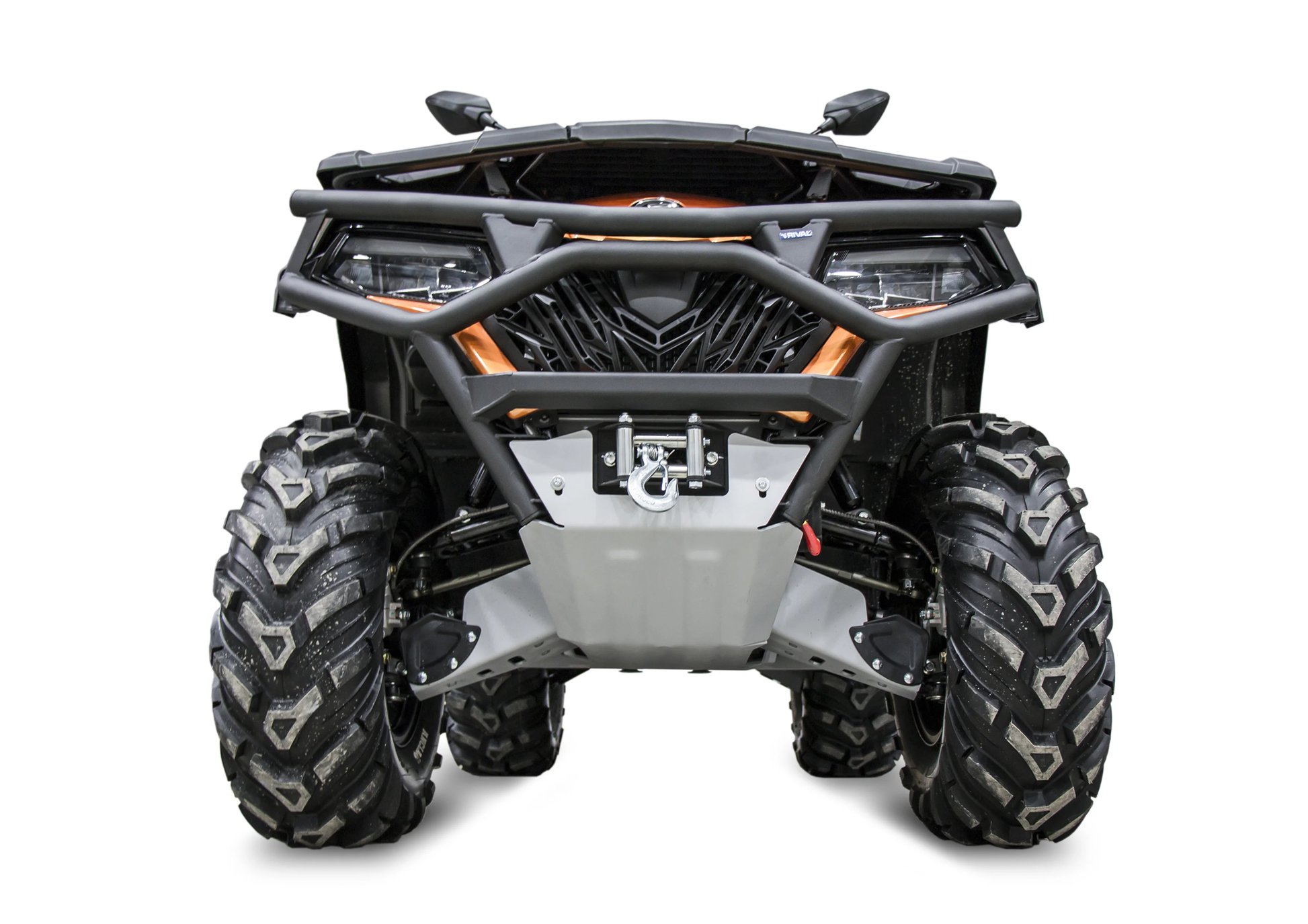 Rival Powersports USA Alloy Skid Plates Guards/Braces 2444.8124.1 - Central Plate Cfm