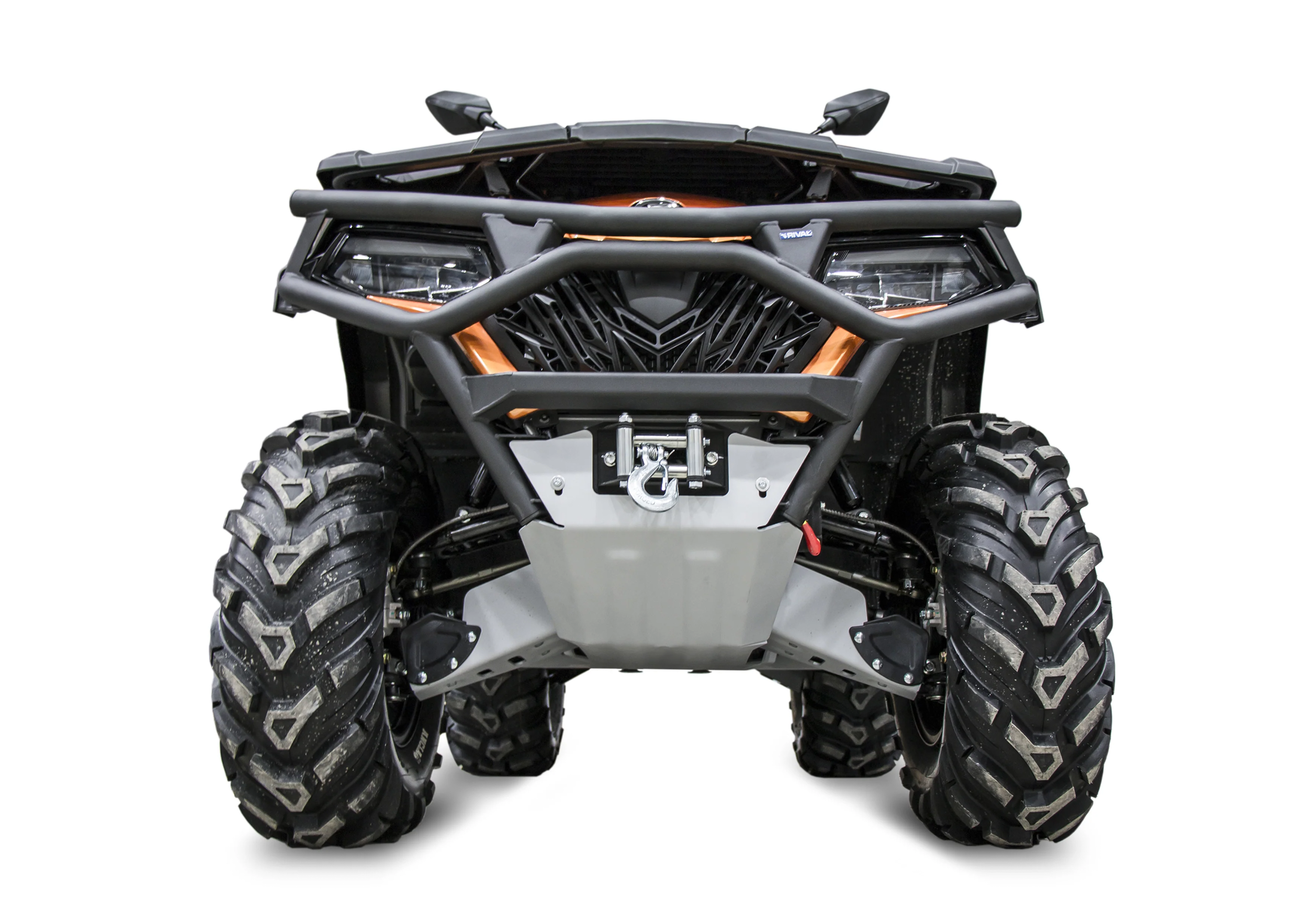 Rival Powersports USA Alloy Skid Plates Guards/Braces 2444.8124.1 - Central Plate Cfm