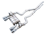 AWE Tuning 3025-42070 AWE Tuning BMW F8X M3/M4 SwitchPath Catback Exhaust - Chrome Silver Tips