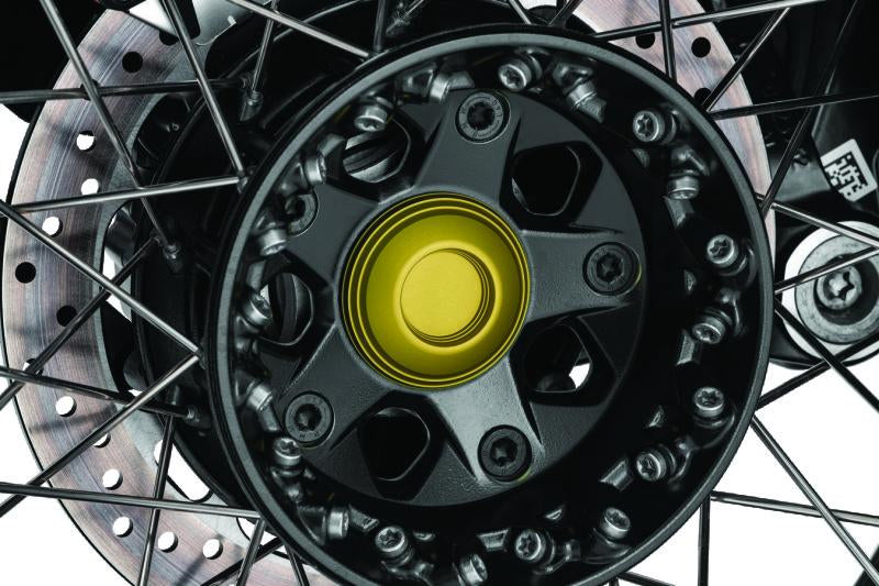 Kuryakyn 3802 Kuryakyn Lodestar Rear Axle Sliders-BMW-Gold - 3802