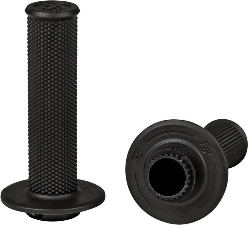 Control Mx Lock On Grips Black   No Waffle