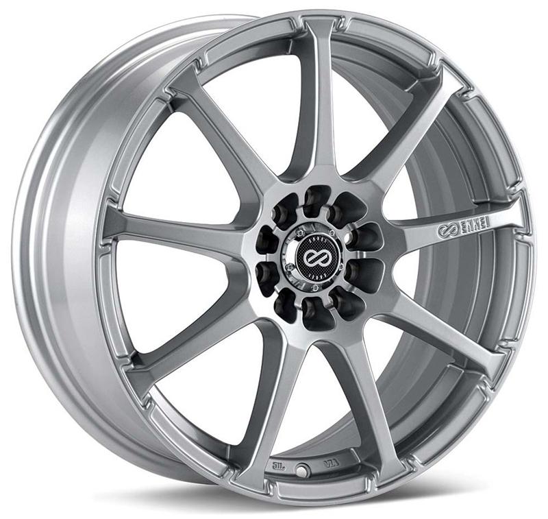 Enkei 441-770-1138BK Enkei EDR9 17x7 4x100/108 38mm Offset 72.6 Bore Diameter Black Wheel