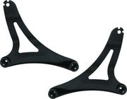 Kuryakyn 7092 Kuryakyn Fixed Mounts Multi-Purpose Driver & Passenger Backrest 14-22 Indian Models Black - 7092