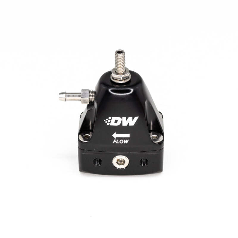 DeatschWerks 6-1001-FRB DeatschWerks DWR1000iL In-Line Adjustable Fuel Pressure Regulator - Black