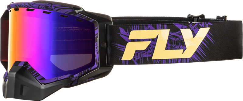 Zone Snow Goggle Pur/Tan W/Pur Mir/Amber Lens
