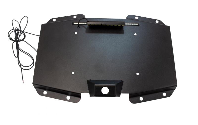 Kentrol 80718 Kentrol 2018+ Jeep Wrangler JL Backside License Plate Mount Black