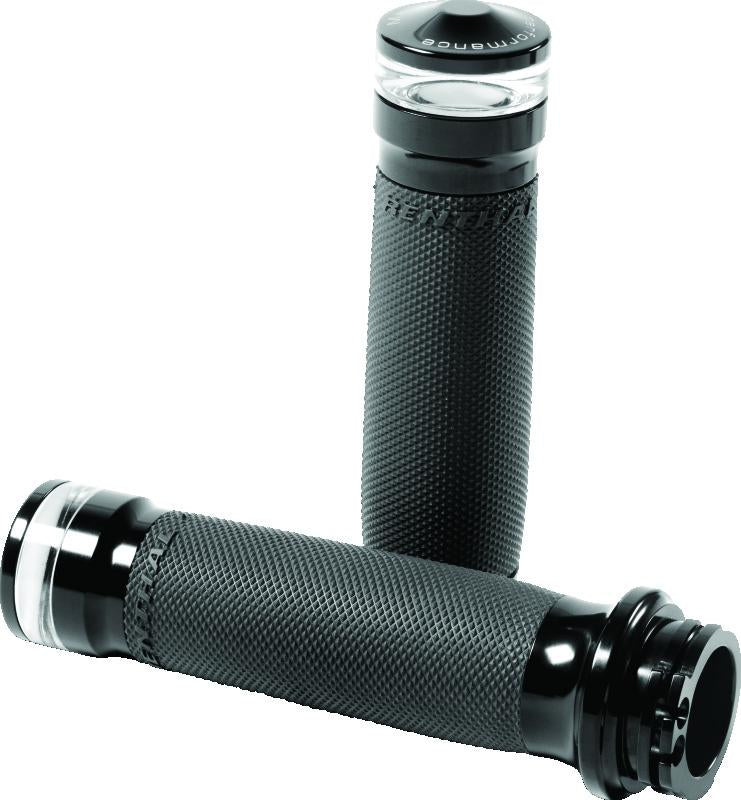 Performance Machine 0063-2101M-B Performance Machine Contour Led Handle Grip Set - Chrome