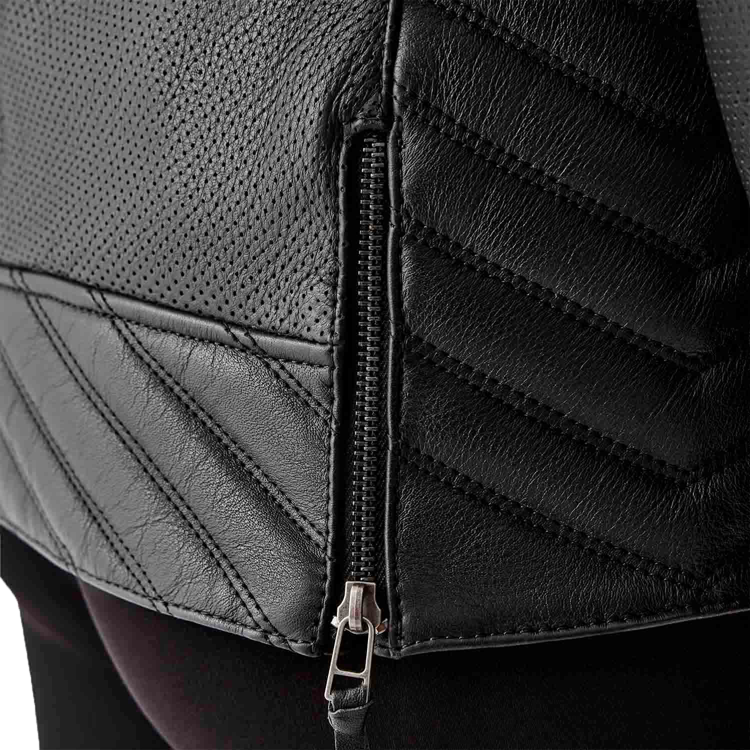 Womens Roadster Air D3o Jacket Black Leather Xl