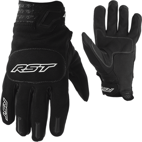 RST Rider CE Summer Gloves - Available in Black/Black, Black/Blue, Black/Red - Rst