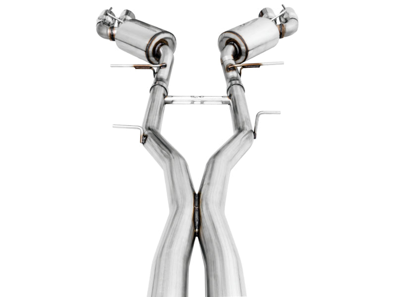 AWE Tuning 3015-42092 AWE Tuning 16-19 Chevy Camaro SS Res Cat-Back Exhaust -Touring Edition (Quad Chrome Silver Tips)