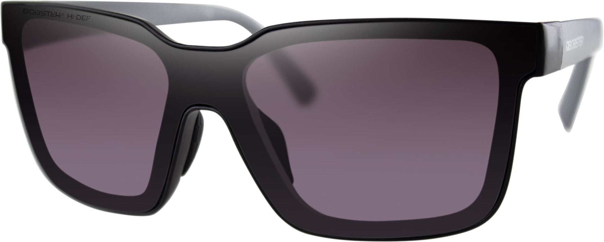 Bobster Boost Sunglasses Eyewear BBST001H - Matte Black Frame Silver Lens Mir