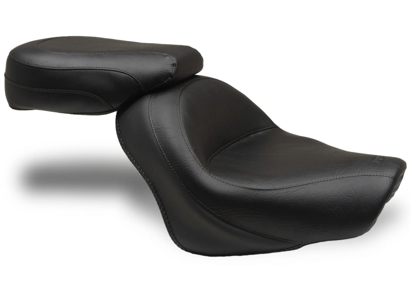Mustang Motorcycle 76161 Mustang 07-15 Honda VT750C2 Spirit,10-20 Phantom Wide Touring 2PC Seat - Black