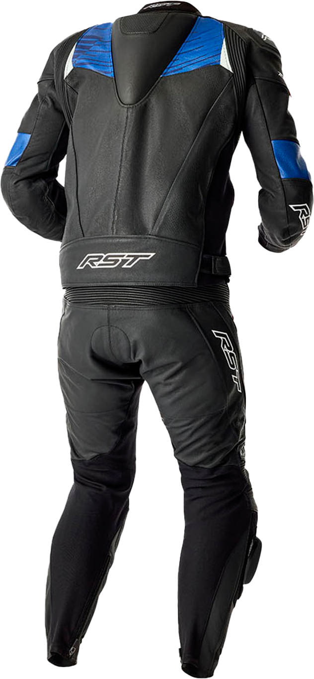 Tractech Evo D3o Jacket Blk/Blue Leather Xl