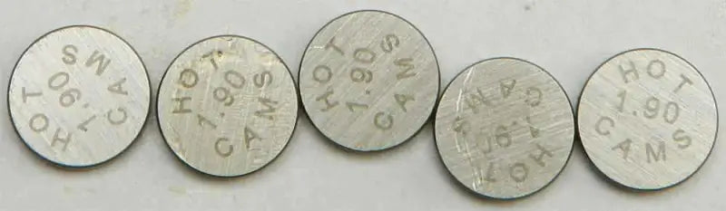 5PK1000190 Valve Shims 10.00x1.90mm 5/Pk