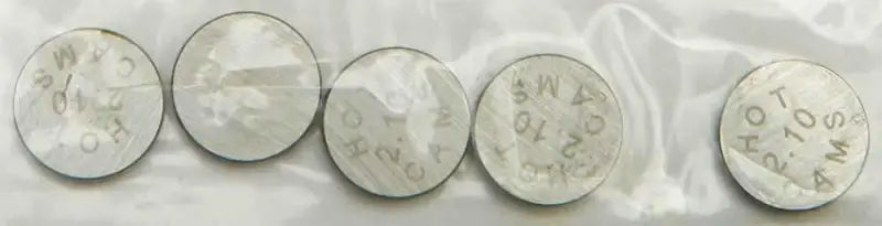 5PK1000210 Valve Shims 10.00x2.10mm 5/Pk