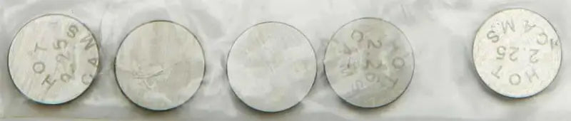 5PK1000225 Valve Shims 10.00x2.25mm 5/Pk