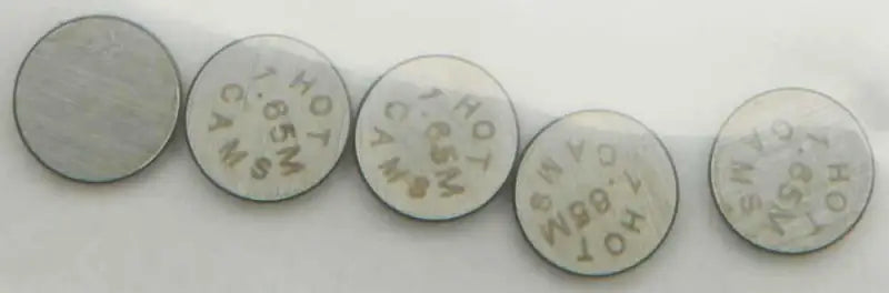 5PK748165 Valve Shims 7.48x1.65mm 5/Pk