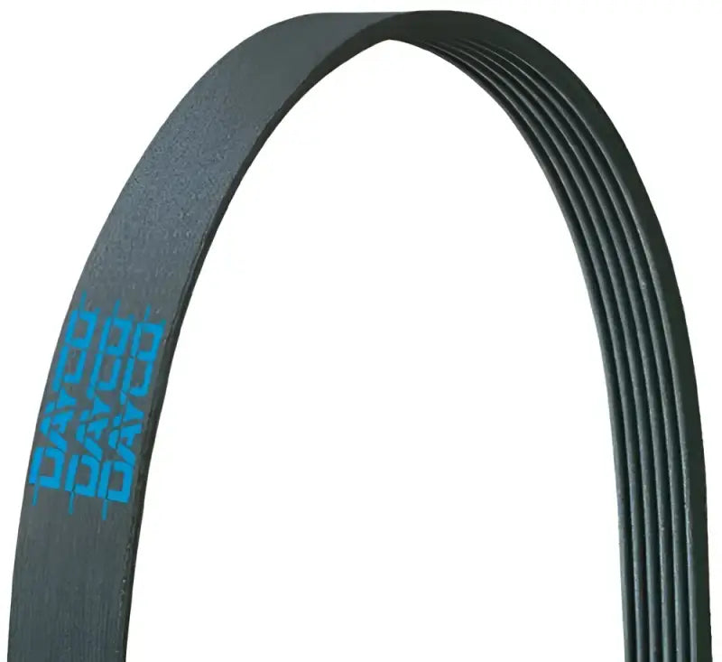 Poly rib belt 5PK850EE Dayco with multiple grooves for engine power transfer