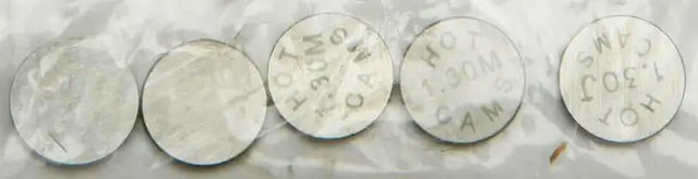 5PK948130 Valve Shims 9.48x1.30mm 5/Pk