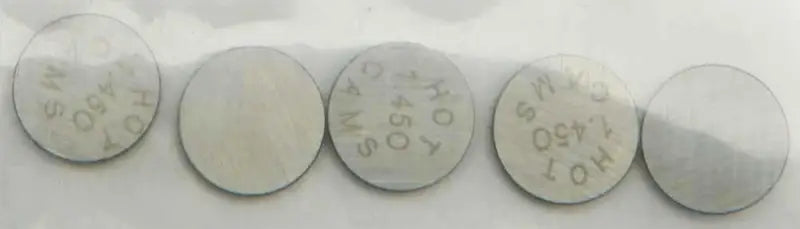 5PK948145 Valve Shims 9.48x1.45mm 5/Pk