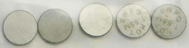 5PK948165 Valve Shims 9.48x1.65mm 5/Pk