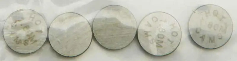 5PK948180 Valve Shims 9.48x1.80mm 5/Pk