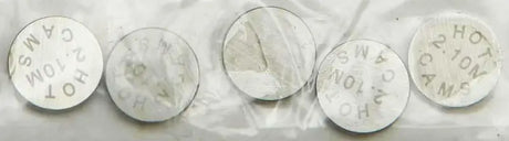 5PK948210 Valve Shims 9.48x2.10mm 5/Pk