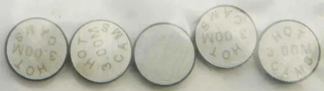 5PK948300 Valve Shims 9.48x3.00mm 5/Pk