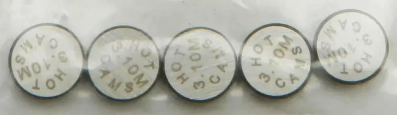 5PK948310 Valve Shims 9.48x3.10mm 5/Pk