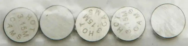 5PK948315 Valve Shims 9.48x3.15mm 5/Pk