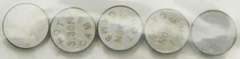 5PK948330 Valve Shims 9.48x3.30mm 5/Pk