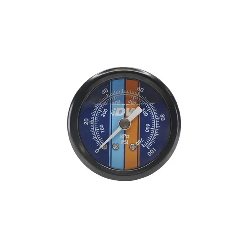 DeatschWerks 6-01-G2L 6-01-G2L DeatschWerks 0-100 PSI 1/8in NPT Mechanical Fuel Pressure Gauge 1.5in Diam. Black Housing Blue Face