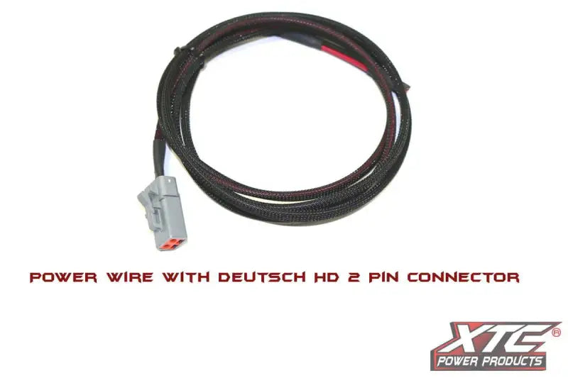 XTC Power Products 6' 14 Ga. Power Wire To Hd 2 Pin Deustch Dtp06 2s