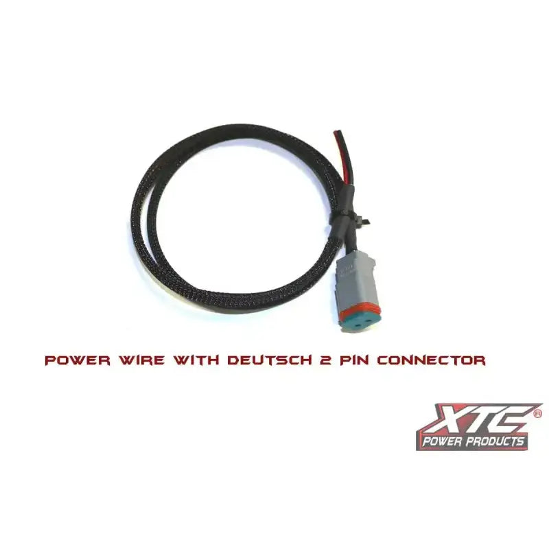 XTC Power Products 6' 18 Ga. Power Wire To 2 Pin Deutsch Connector