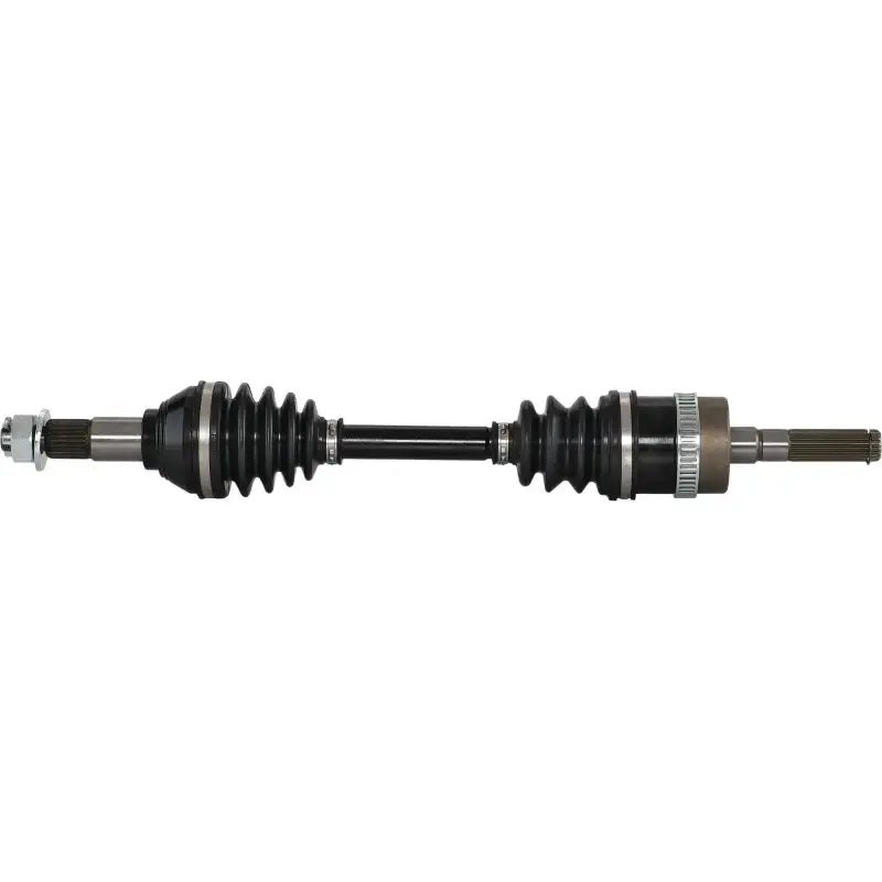 Automotive CV axle assembly featuring a 6 Ball Heavy Duty Axle Can for durability